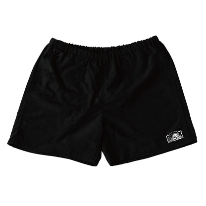 【LURKING CLASS】FLAMING EMBROIDERY SHORTS 5inch BLACK