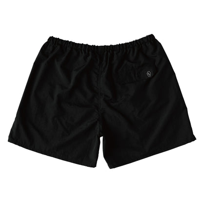 【LURKING CLASS】FLAMING EMBROIDERY SHORTS 5inch BLACK