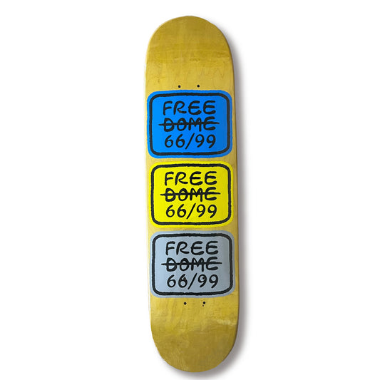 SALE【FREEDOME】STACKED LOGO(CYAN YELLOW) TEAM