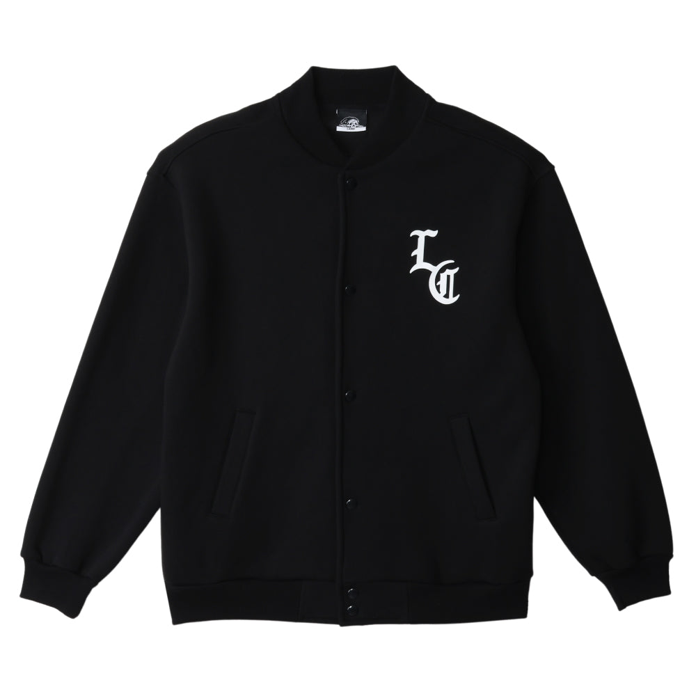 【LURKING CLASS】GOOD TIME SWEAT STADIUM JACKET BLACK