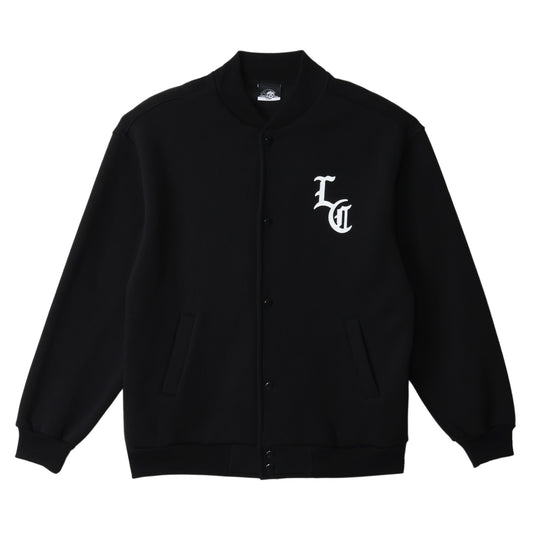 【LURKING CLASS】GOOD TIME SWEAT STADIUM JACKET BLACK