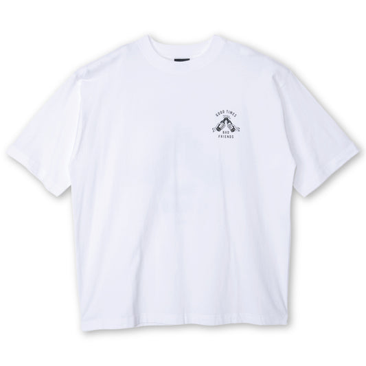 【LURKING CLASS】GOOD TIMES BAD FRIENDS S/S TEE WHITE