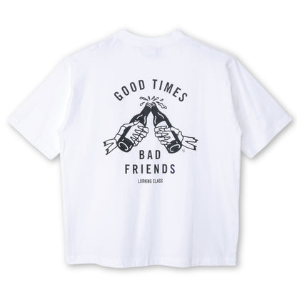 【LURKING CLASS】GOOD TIMES BAD FRIENDS S/S TEE WHITE