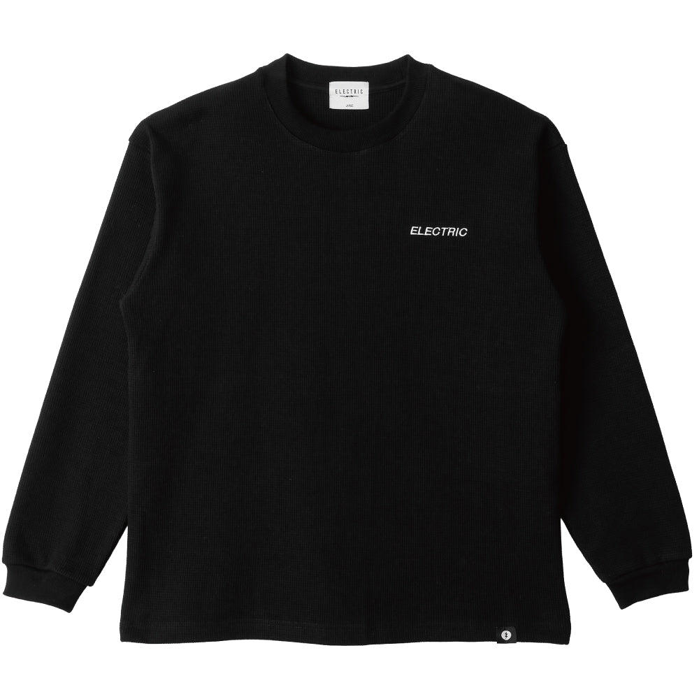 【ELECTRIC】HEAVY OZ LOGO THERMAL L/S TEE BLACK
