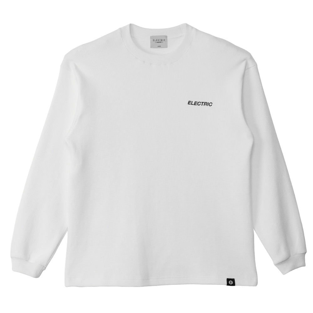 【ELECTRIC】HEAVY OZ LOGO THERMAL L/S TEE WHITE