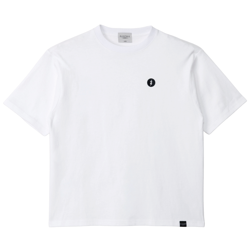 【ELECTRIC】HEAVY WEIGHT ICON LOGO S/S TEE WHITE