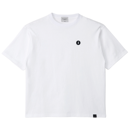 【ELECTRIC】HEAVY WEIGHT ICON LOGO S/S TEE WHITE