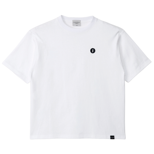 【ELECTRIC】HEAVY WEIGHT ICON LOGO S/S TEE WHITE
