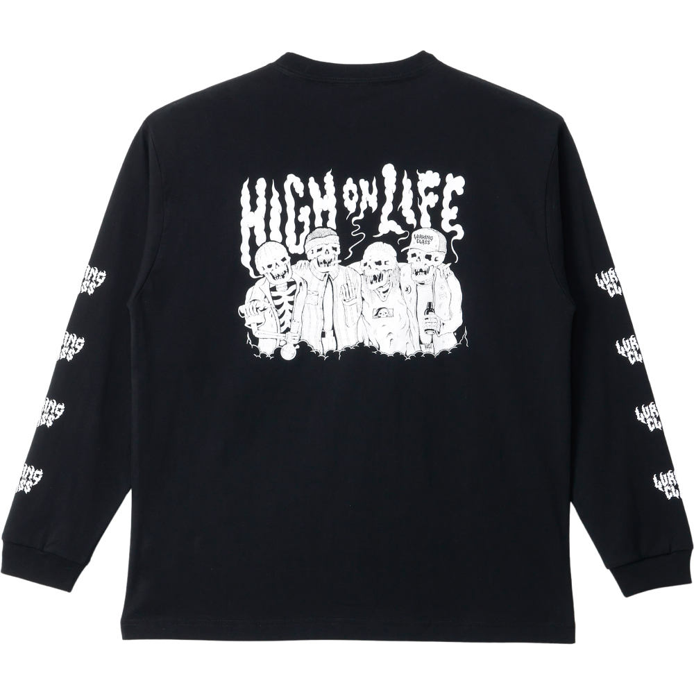 【LURKING CLASS】HIGH ON LIFE L/S TEE BLACK