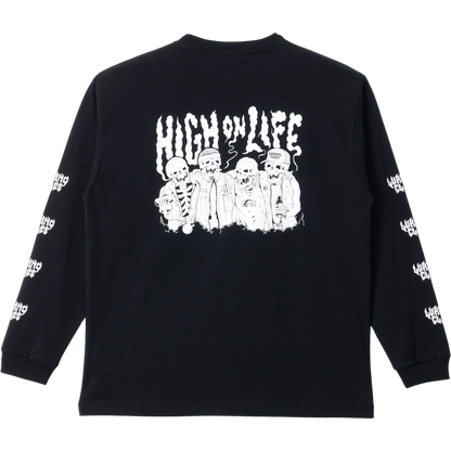 【LURKING CLASS】HIGH ON LIFE L/S TEE BLACK
