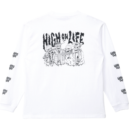 【LURKING CLASS】HIGH ON LIFE L/S TEE WHITE