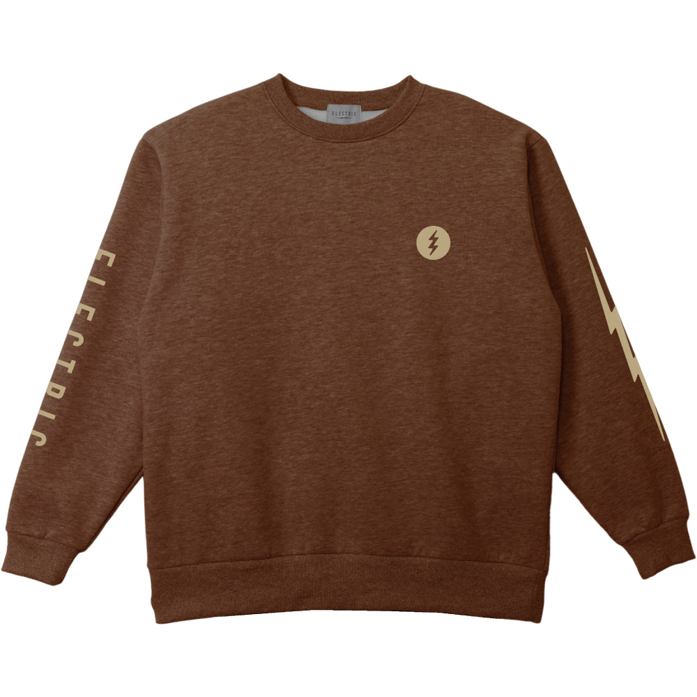 【ELECTRIC】ICON LOGO CREW DARK BROWN × BEIGE