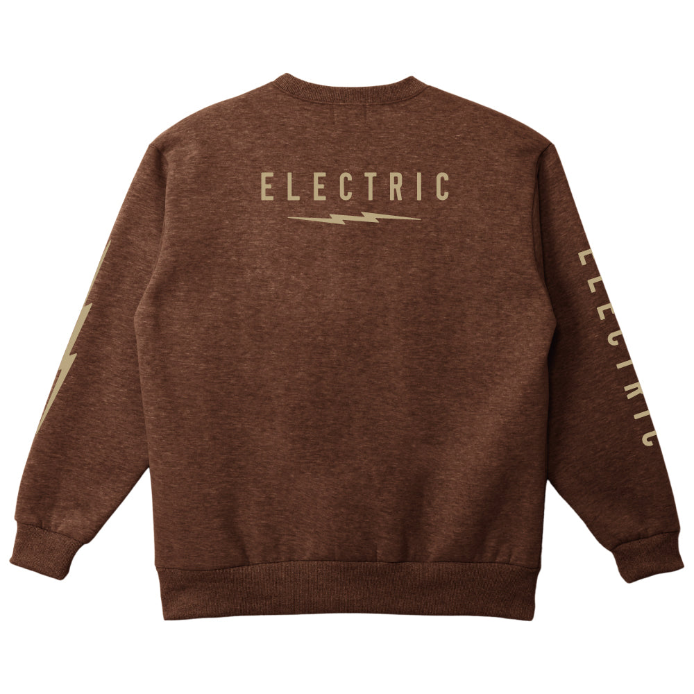 【ELECTRIC】ICON LOGO CREW DARK BROWN × BEIGE