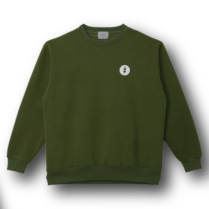 【ELECTRIC】ICON LOGO CREW OLIVE