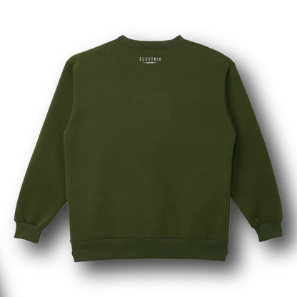 【ELECTRIC】ICON LOGO CREW OLIVE