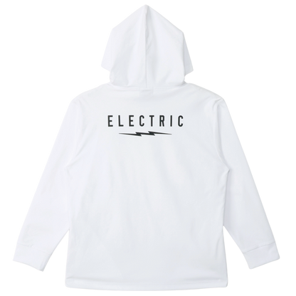 【ELECTRIC】ION LOGO DRY HOOD WHITE