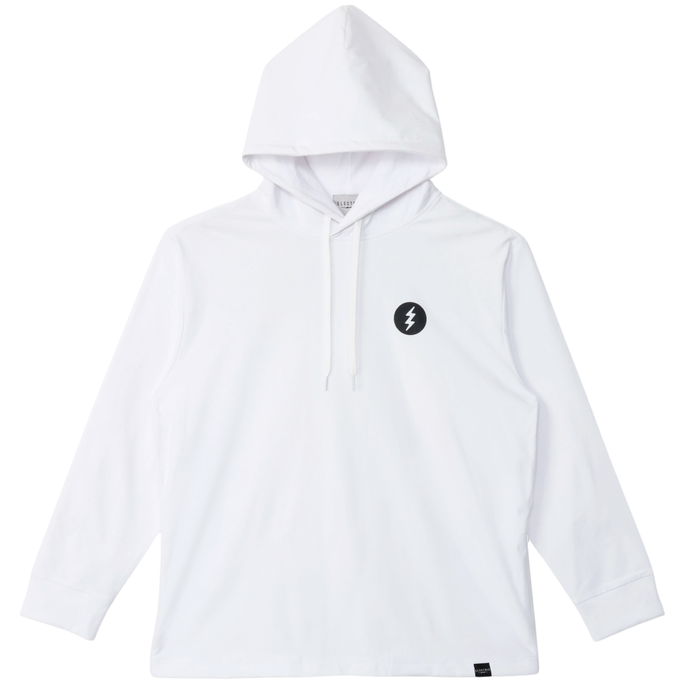 【ELECTRIC】ION LOGO DRY HOOD WHITE