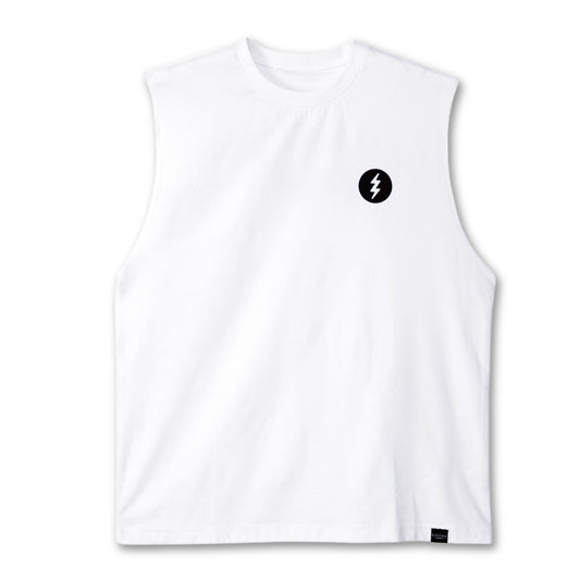 【ELECTRIC】ICON LOGO DRY NO SLEEVE WHITE