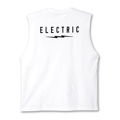 【ELECTRIC】ICON LOGO DRY NO SLEEVE WHITE