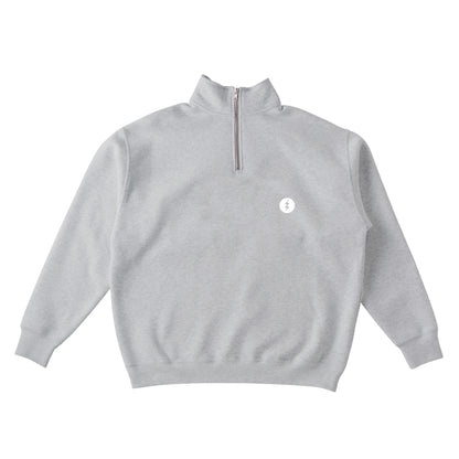【ELECTRIC】ICON LOGO HALF ZIP ASH