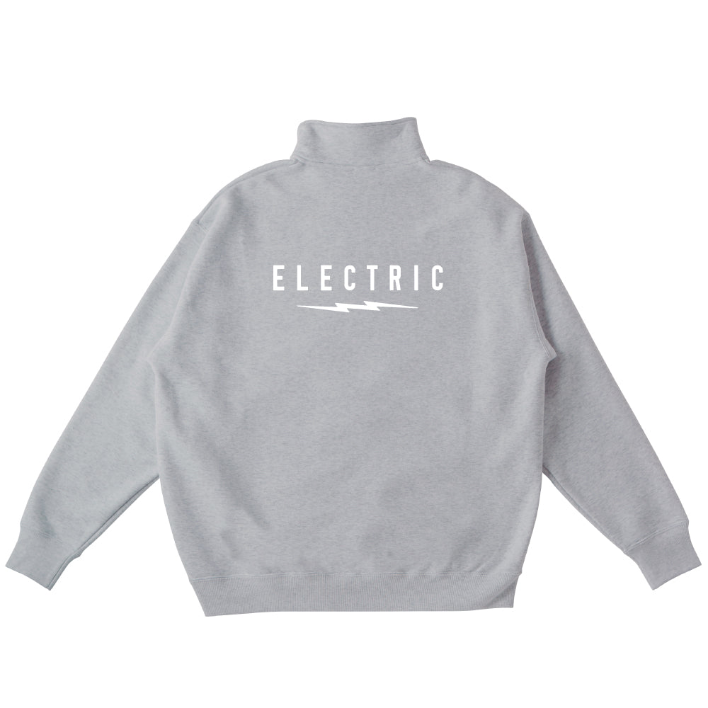 【ELECTRIC】ICON LOGO HALF ZIP ASH