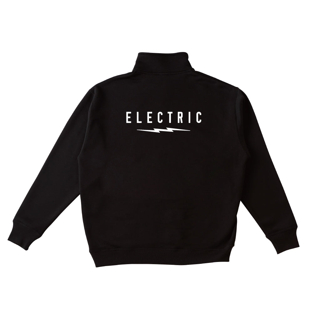 【ELECTRIC】ICON LOGO HALF ZIP BLACK
