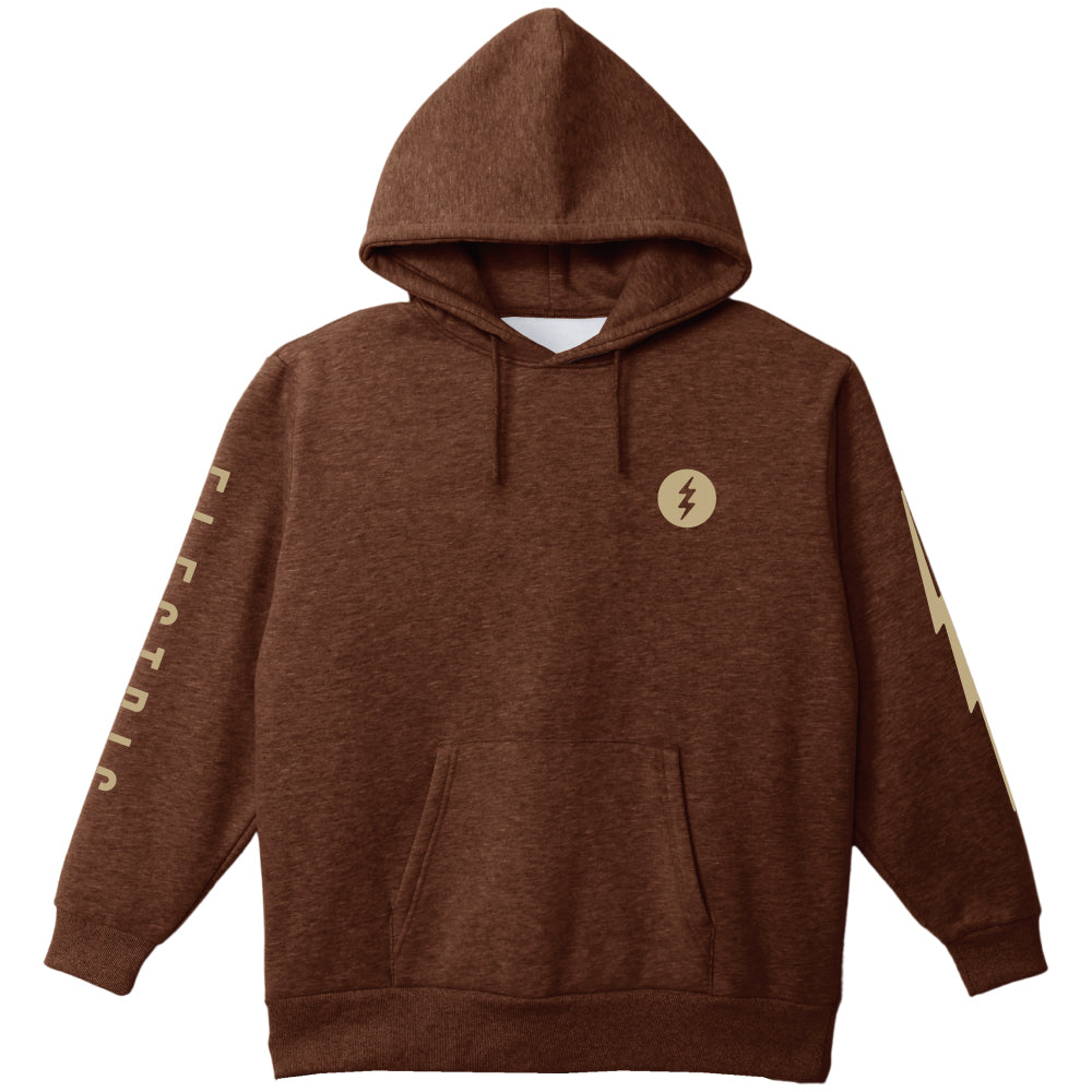 【ELECTRIC】ICON LOGO HOOD DARK BROWN × BEIGE
