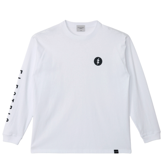 【ELECTRIC】ICON LOGO L/S TEE WHITE