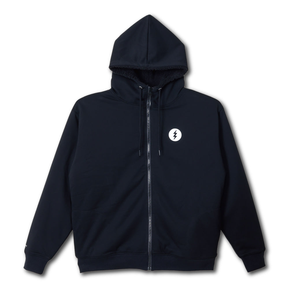 【ELECTRIC】ICON LOGO REVERSIBLE FULL ZIP HOOD BLACK