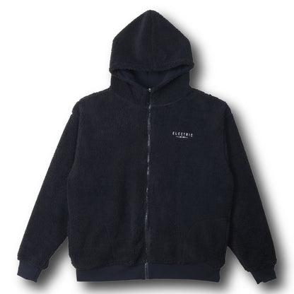 【ELECTRIC】ICON LOGO REVERSIBLE FULL ZIP HOOD BLACK