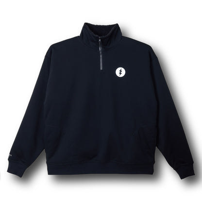 【ELECTRIC】ICON LOGO REVERSIBLE HALF ZIP BLACK