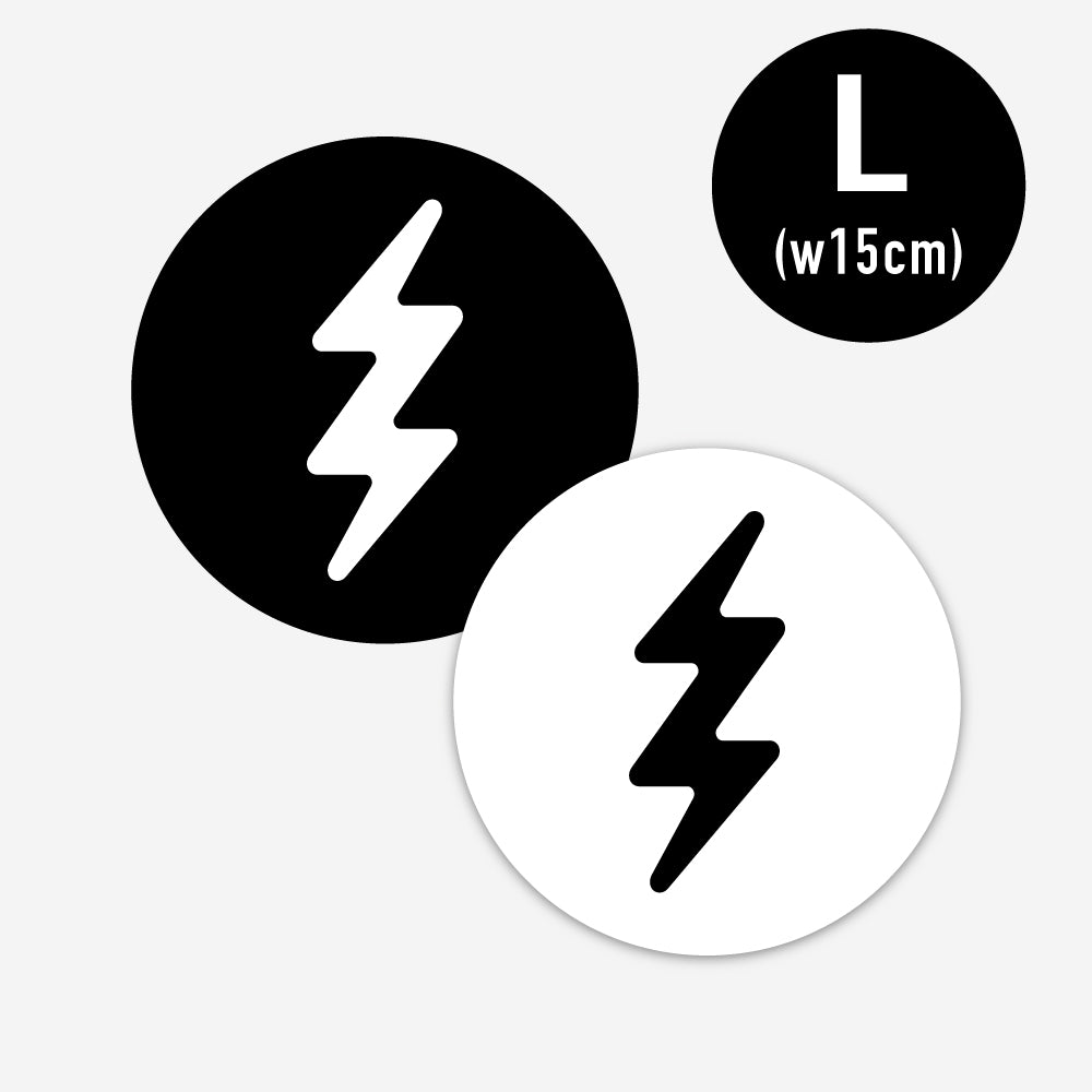 【ELECTRIC】ICON LOGO STICKER L size