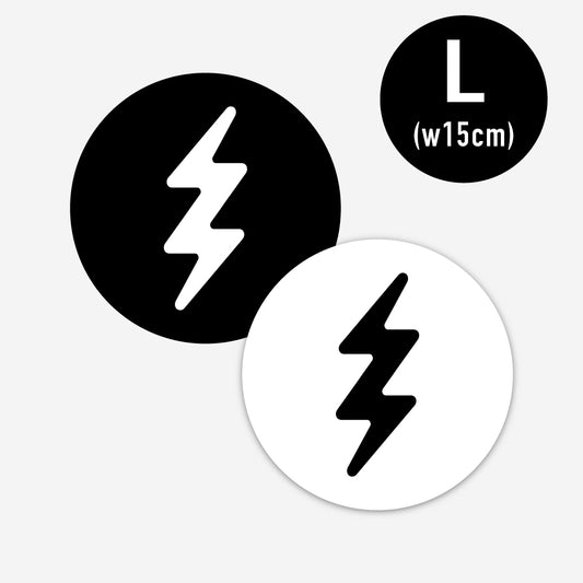 【ELECTRIC】ICON LOGO STICKER L size