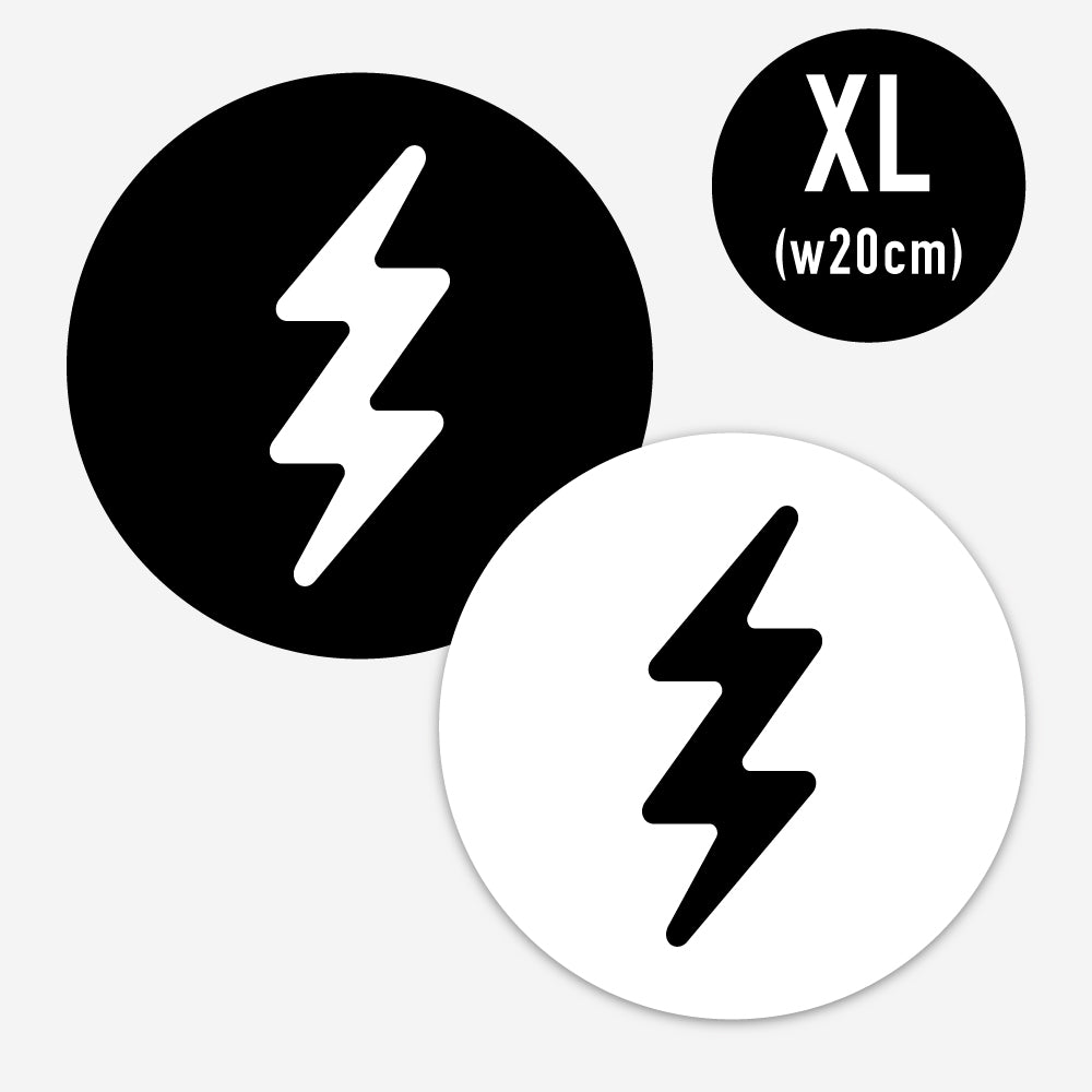 【ELECTRIC】ICON LOGO STICKER XL size