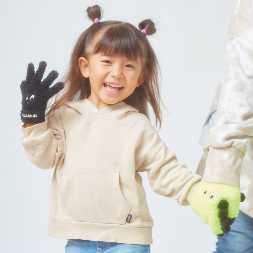 【GLAMLIN】KID'S FIVE FINGER BLACK