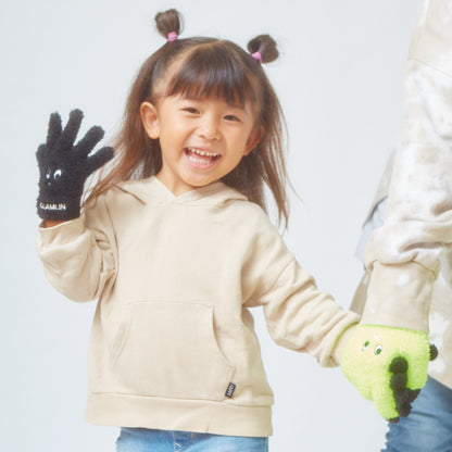 【GLAMLIN】KID'S FIVE FINGER BLACK