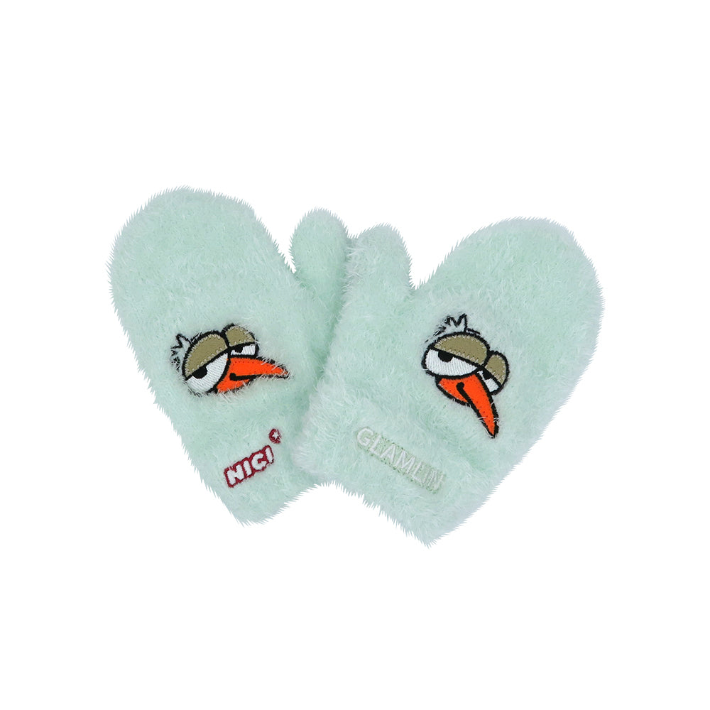 【GLAMLIN】NICI COLLABORATION KID'S MITTEN BIRD