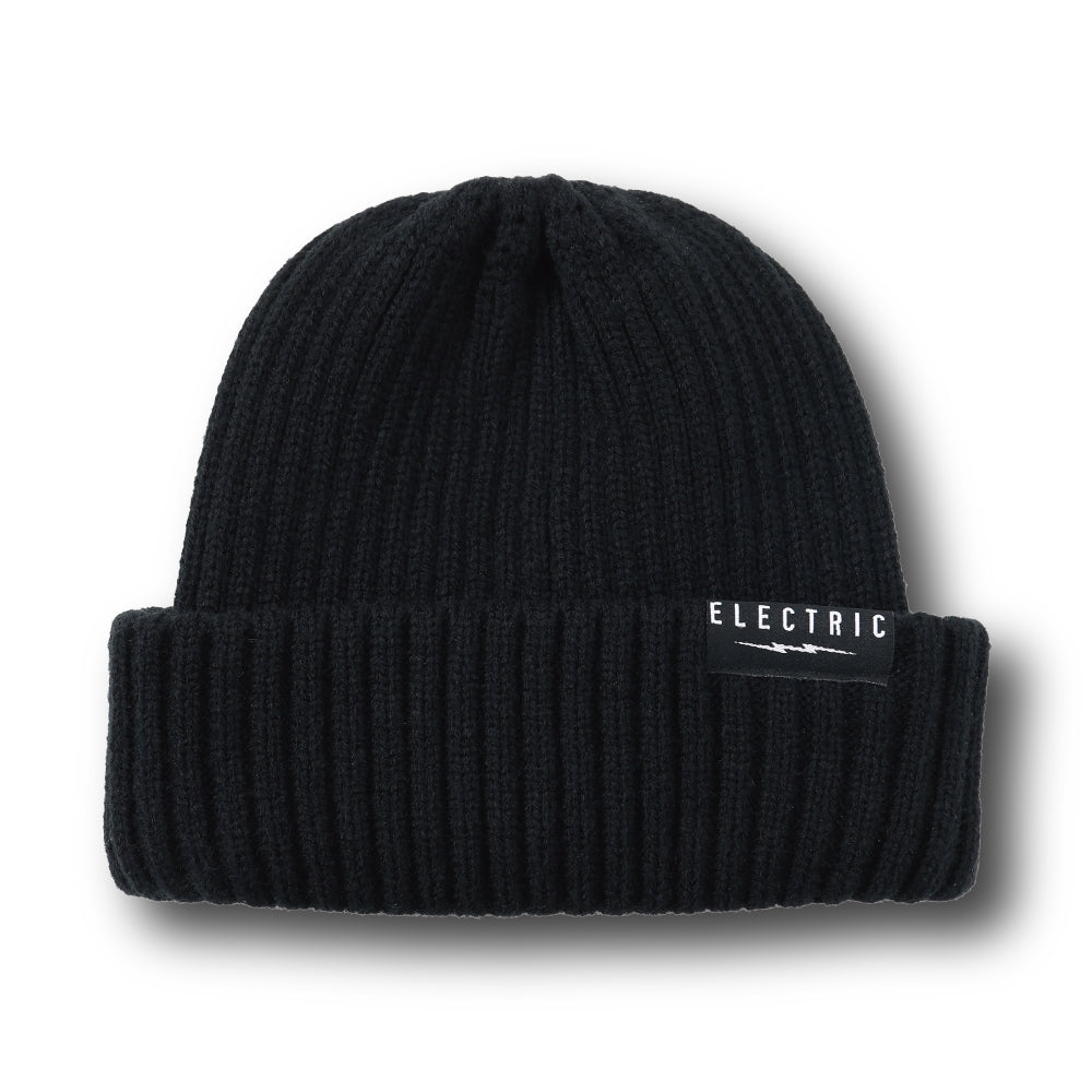【ELECTRIC】KNIT BEANIE TYPE A BLACK