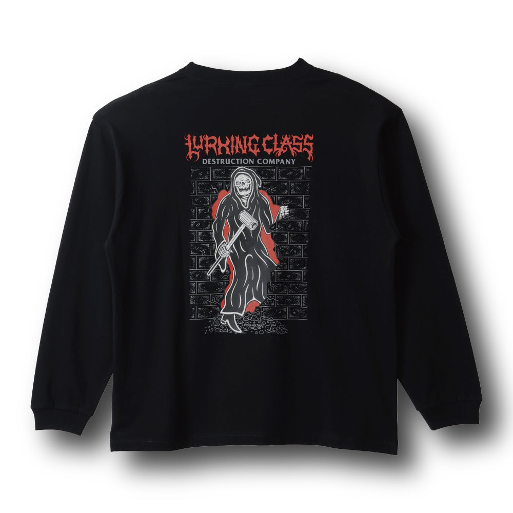 【LURKING CLASS】LC DESRRUCTION L/S TEE BLACK