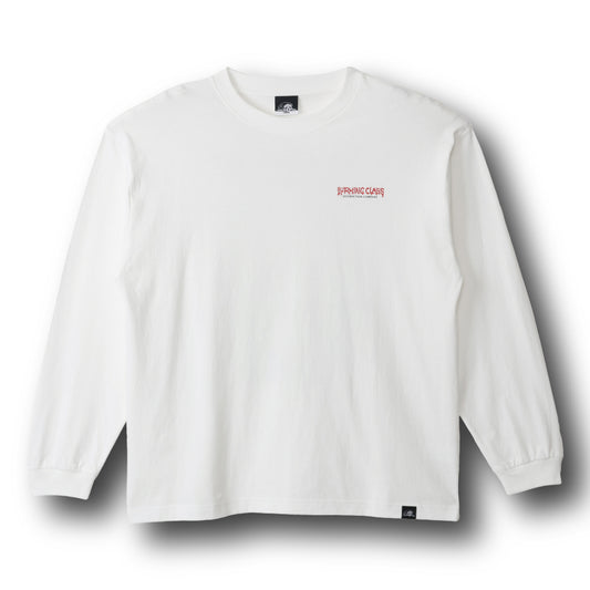 【LURKING CLASS】LC DESRRUCTION L/S TEE WHITE