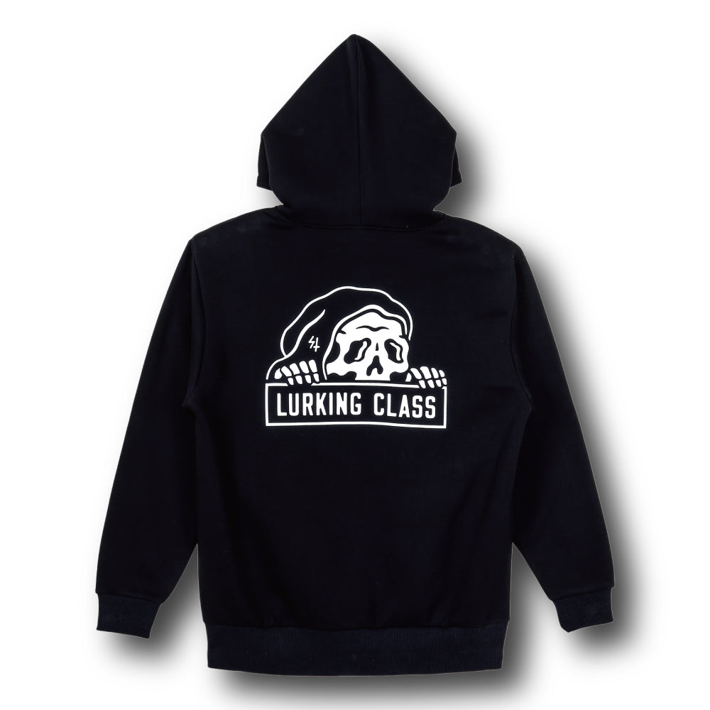【LURKING CLASS】LC LOGO ZIP HOOD BLACK