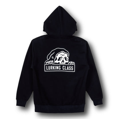 【LURKING CLASS】LC LOGO ZIP HOOD BLACK