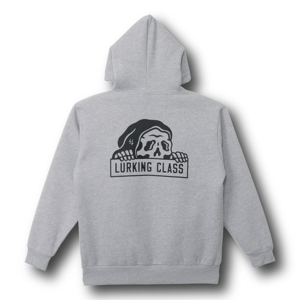 【LURKING CLASS】LC LOGO ZIP HOOD GREY