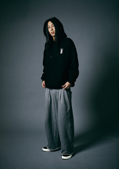 【LURKING CLASS】MIND YOUR BUSINESS HOOD BLACK
