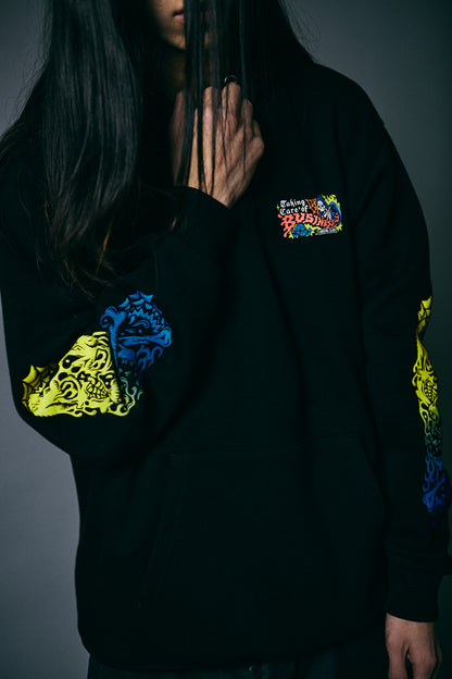 【LURKING CLASS】LC×TALLBOY TAKING CARE OF BUSINESS HOOD BLACK