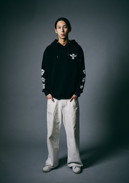 【LURKING CLASS】LC×TALLBOY UNCHAINED ACID WASH HOOD BLACK ACID