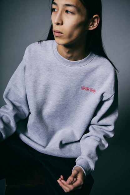 【LURKING CLASS】SLOW YOUR ROLL CREW GREY