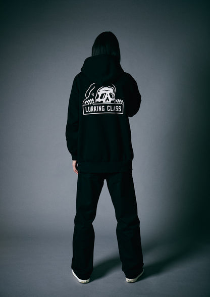 【LURKING CLASS】LC LOGO ZIP HOOD BLACK
