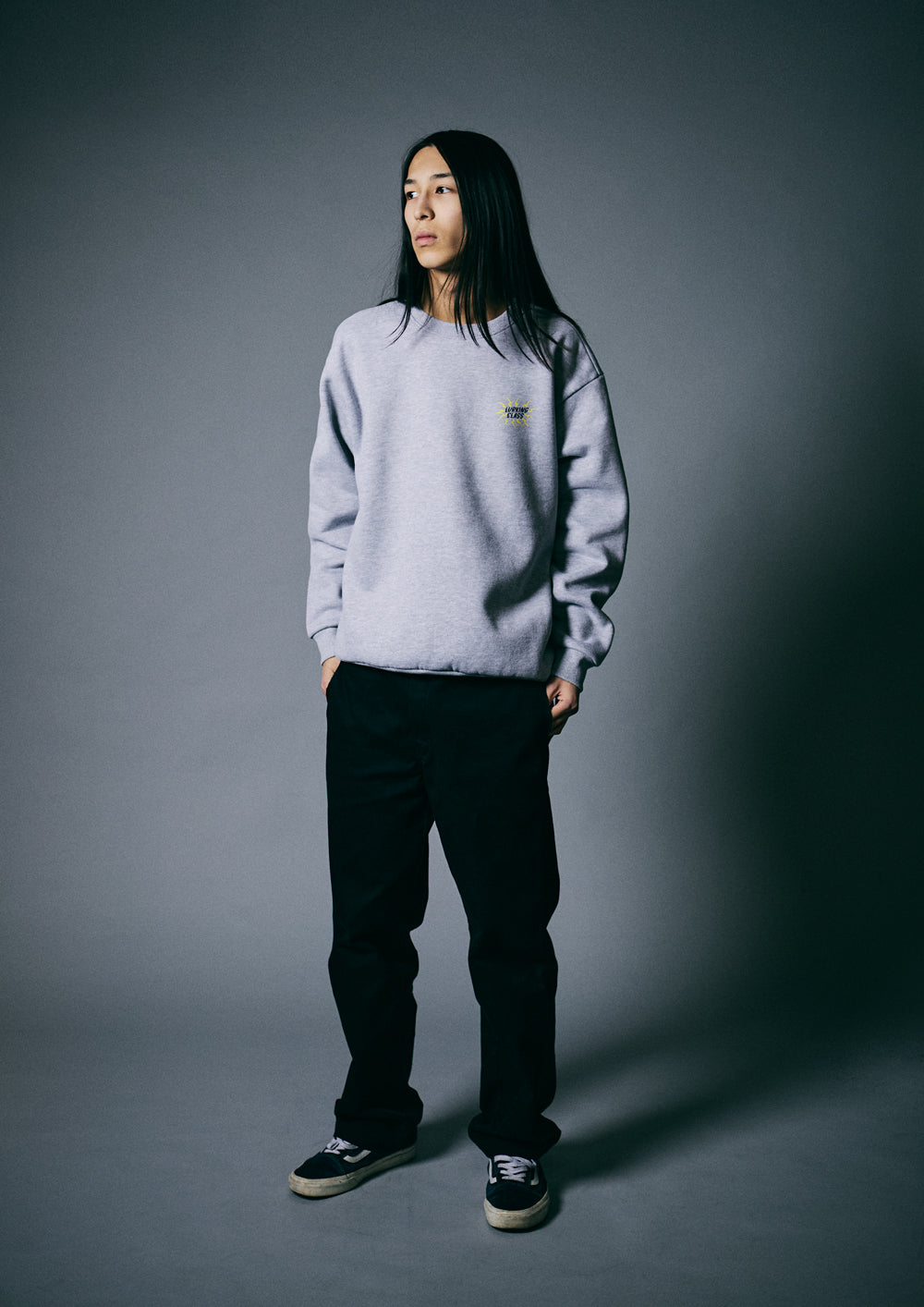 【LURKING CLASS】RISE ABOVE CREW GREY