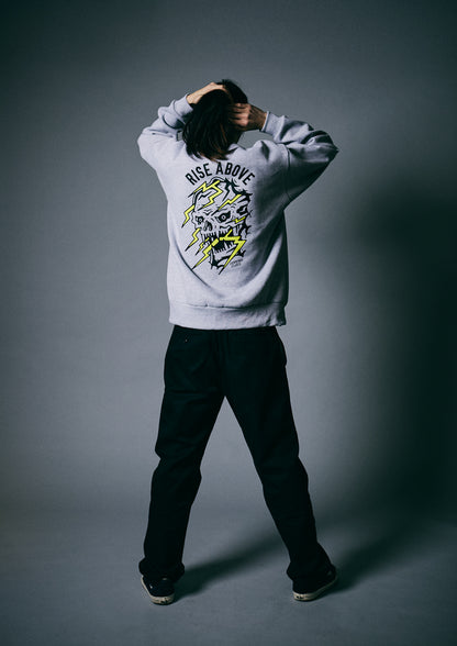 【LURKING CLASS】RISE ABOVE CREW GREY